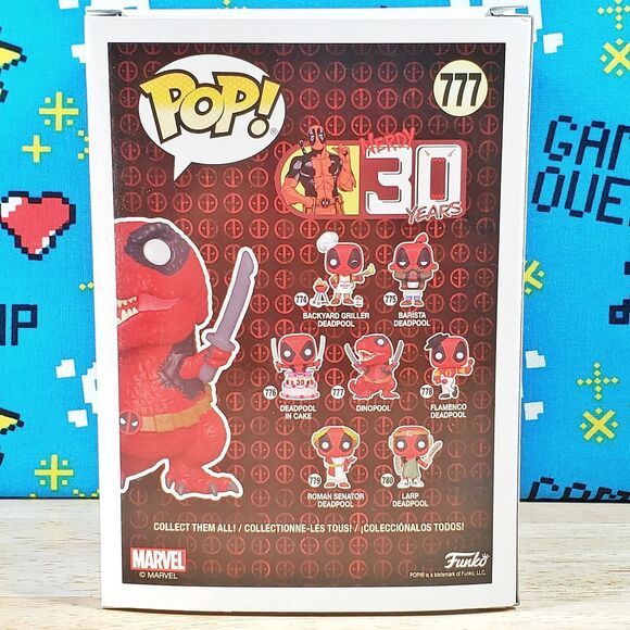 Funko PoP Deadpool Dinopool #777 Nerdy 30 Years Collectible + Protector NIB - Picture 4 of 10